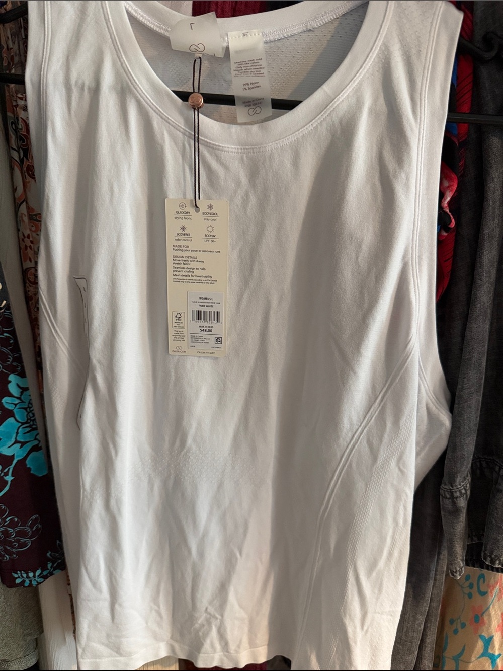 CALIA by Carrie Underwood White Performance Tank Top